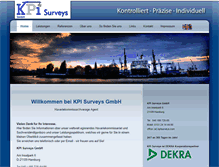 Tablet Screenshot of kpisurveys.com